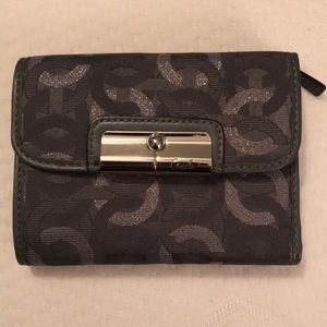 Coach Grey Tri-Fold Wallet